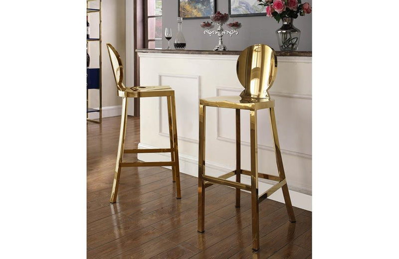 Cable Gold Bar Stool