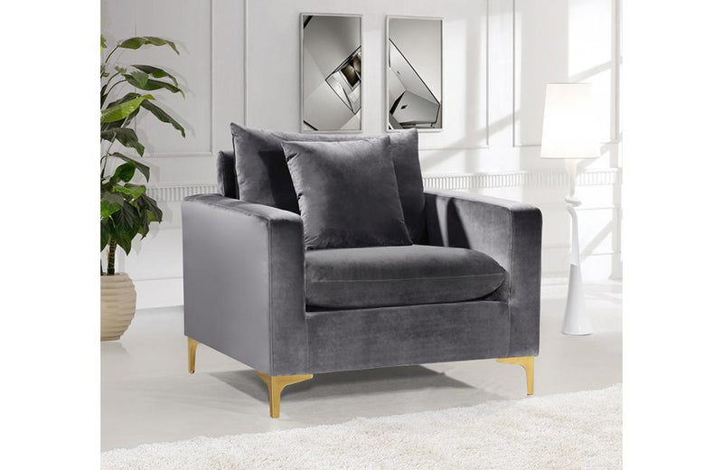 Dottie Gold Grey Chair