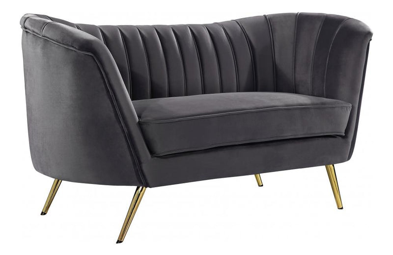 Alura Grey Love Seat