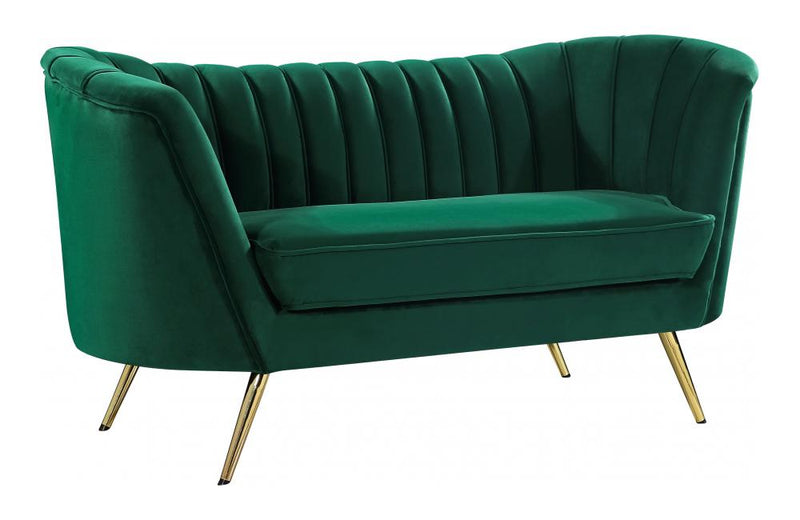 Alura Green Love Seat