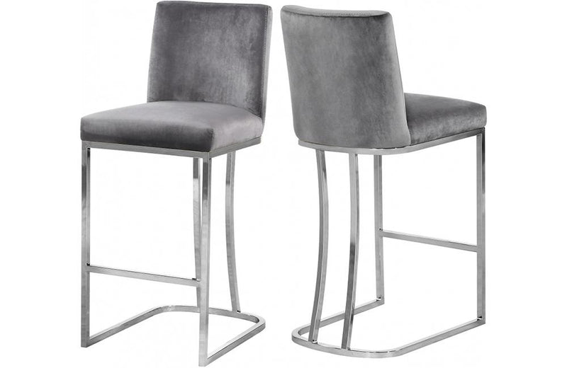 Abena Grey Bar Stool