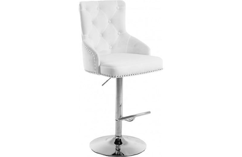 Caerleon White Bar Stool