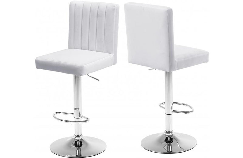 Abejundio White Bar Stool