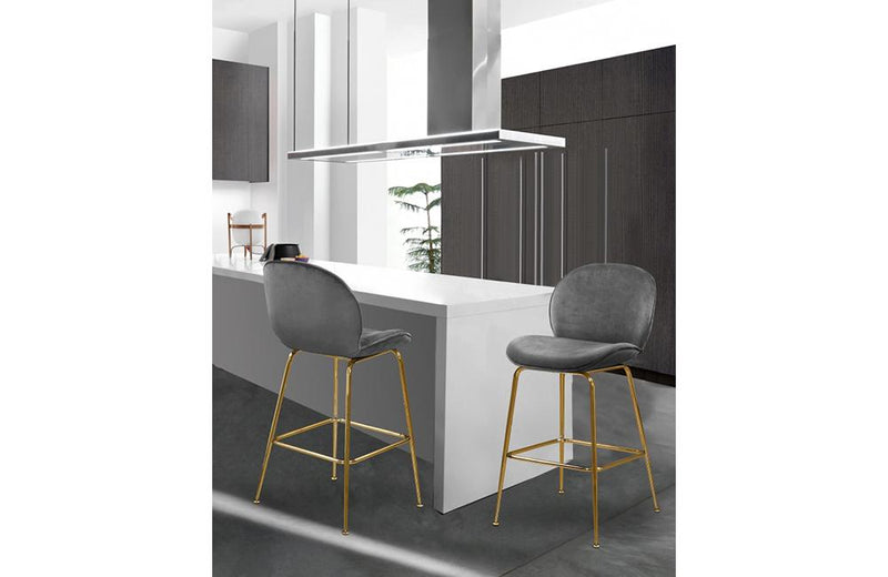 Babak Grey Bar Stool