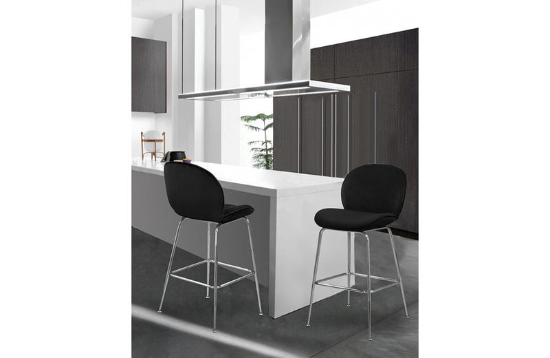 Babu Black Bar Stool