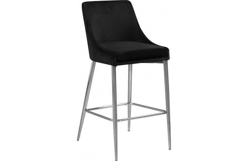 Baha Black Bar Stool