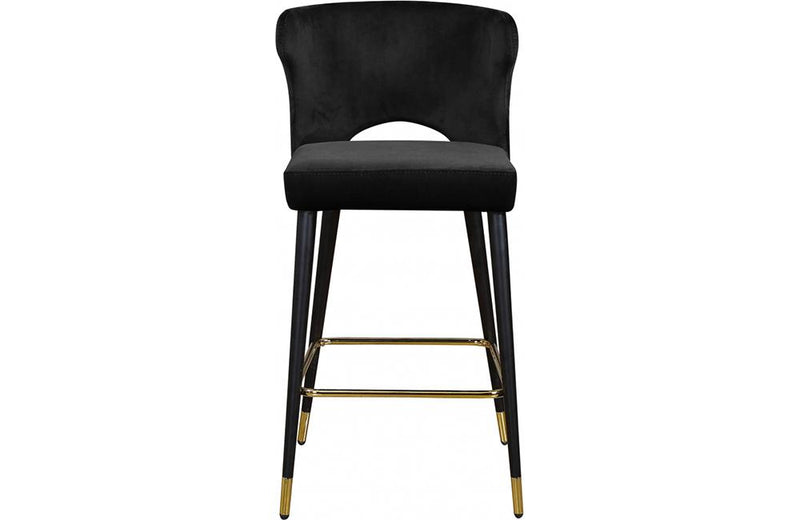 Bahati Black Bar Stool