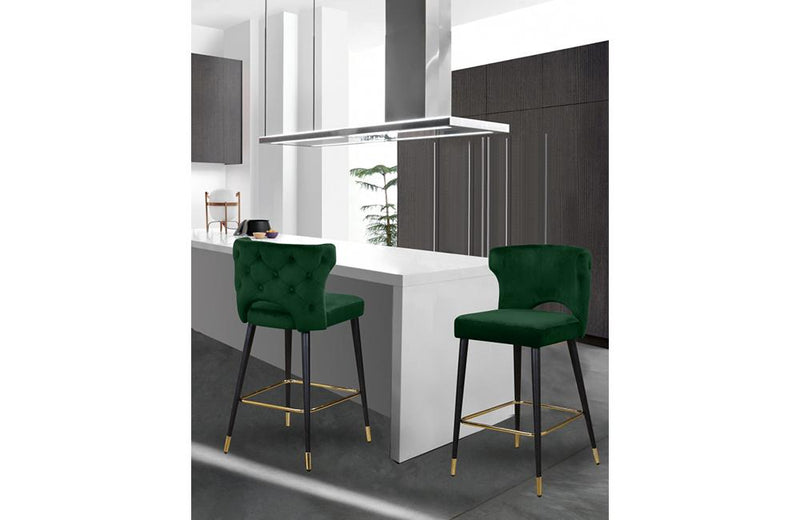 Bahati Green Bar Stool