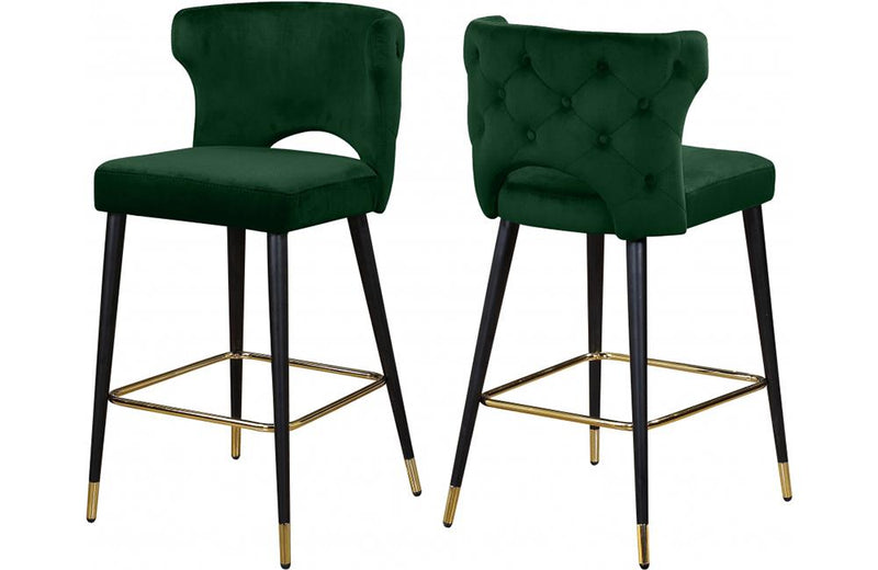 Bahati Green Bar Stool