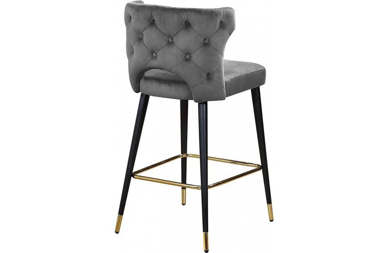 Bahati Grey Bar Stool