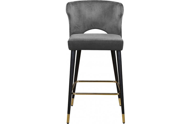 Bahati Grey Bar Stool