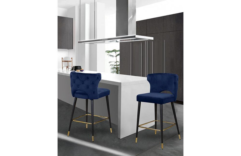 Bahati Navy Bar Stool