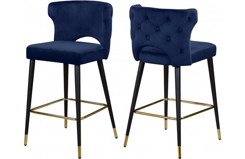 Bahati Navy Bar Stool