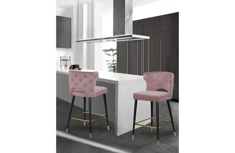 Bahati Pink Bar Stool