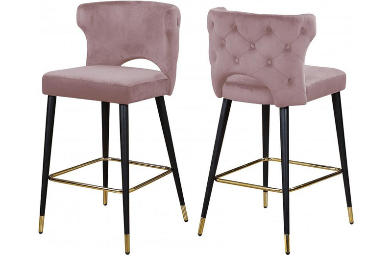 Bahati Pink Bar Stool