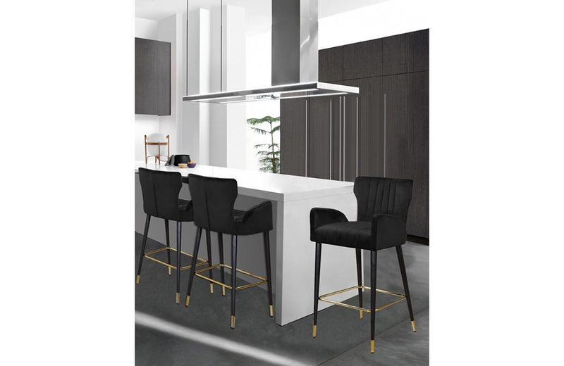 Bacchus Black Bar Stool