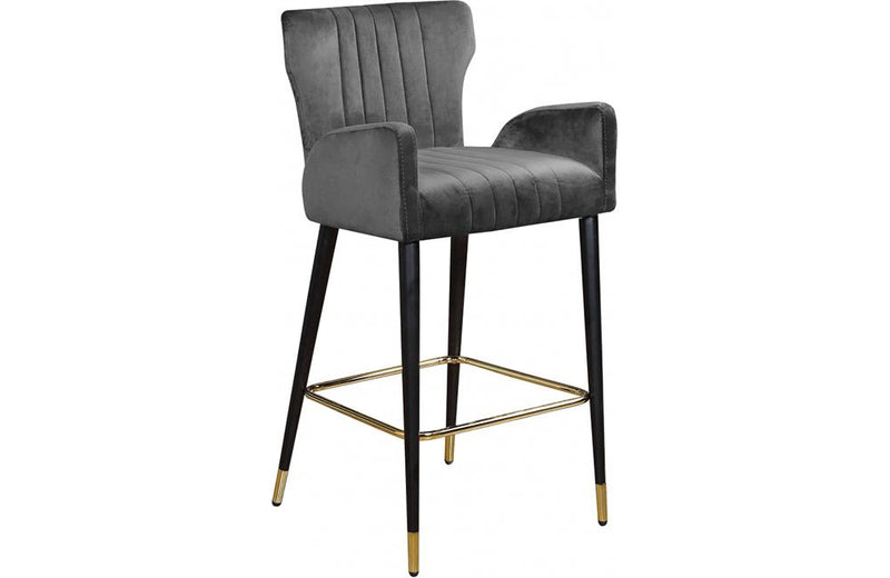 Bacchus Grey Bar Stool