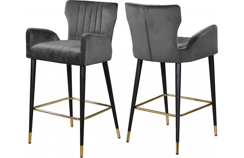 Bacchus Grey Bar Stool