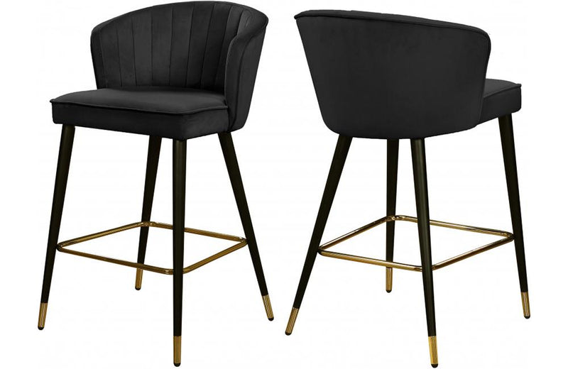 Bairbre Black Bar Stool