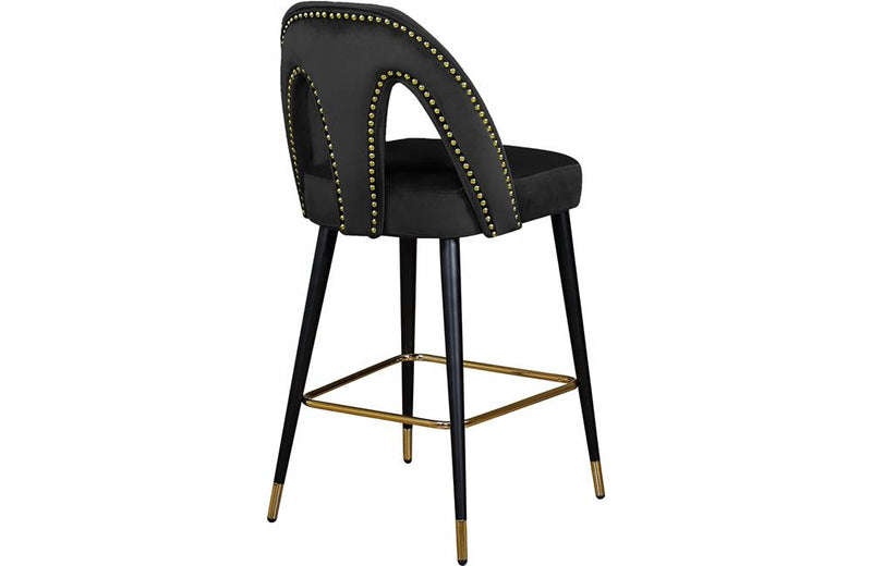 Balbina Black Bar Stool