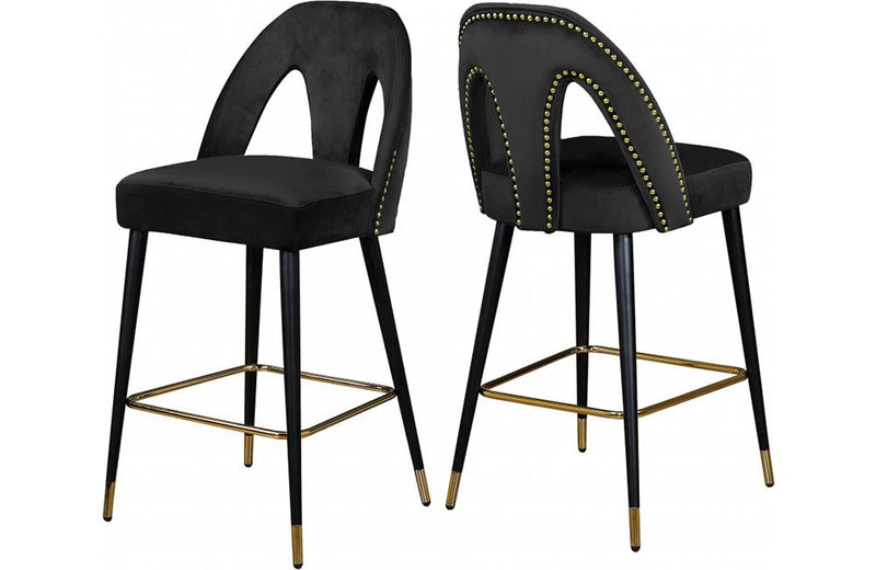 Balbina Black Bar Stool