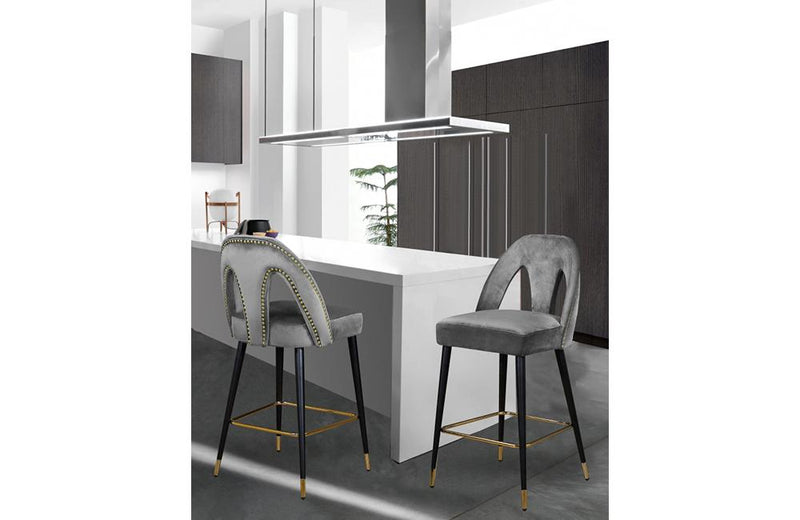 Balbina Grey Bar Stool