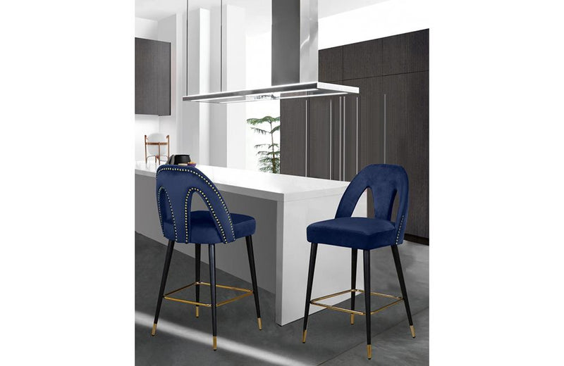 Balbina Navy Bar Stool