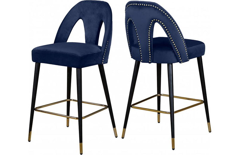 Balbina Navy Bar Stool