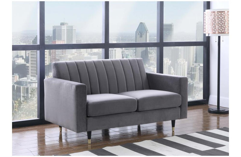 Esther Grey Love Seat