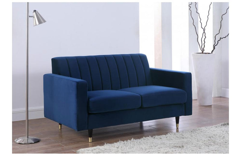 Esther Navy Love Seat