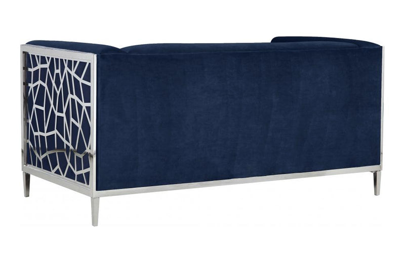 Parkin Navy Love Seat