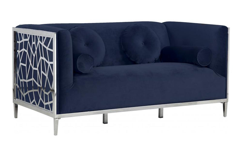 Parkin Navy Love Seat