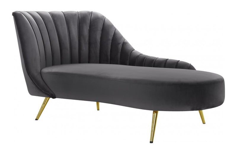 Alura Grey Chaise