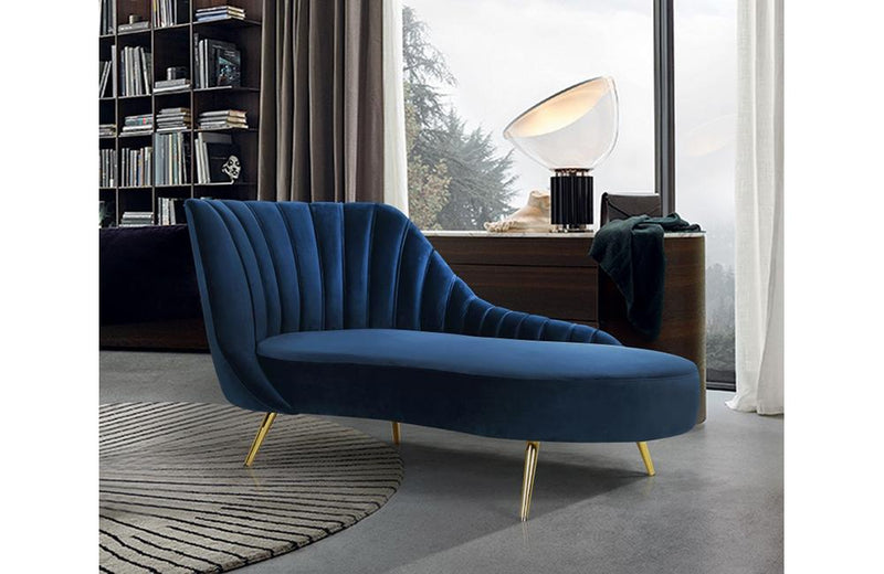 Alura Navy Chaise