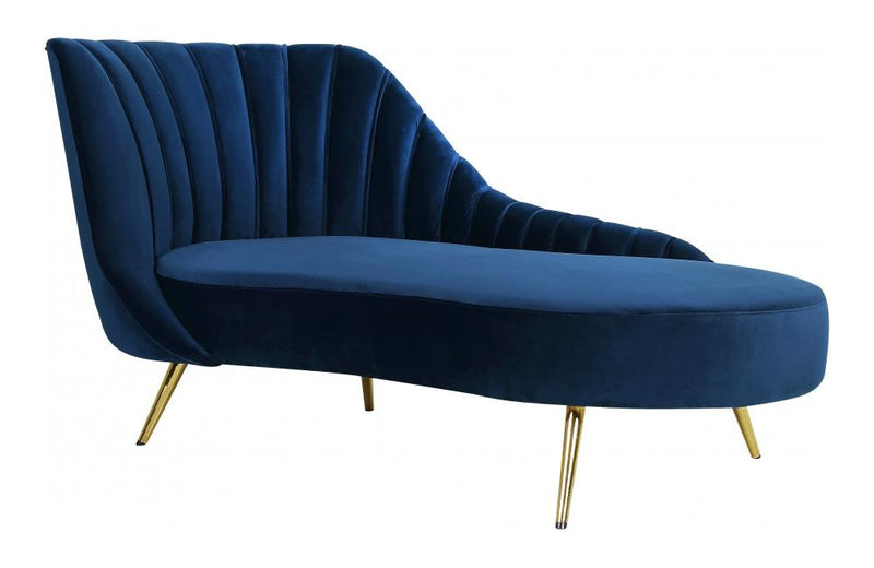 Alura Navy Chaise