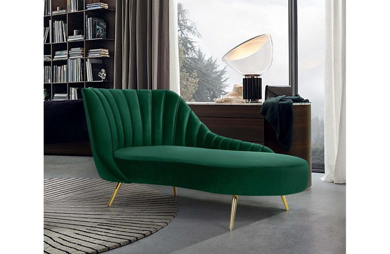 Alura Green Chaise