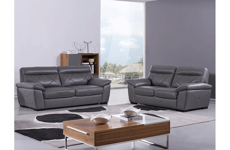 Damia 2 PC Living Room Set Gray