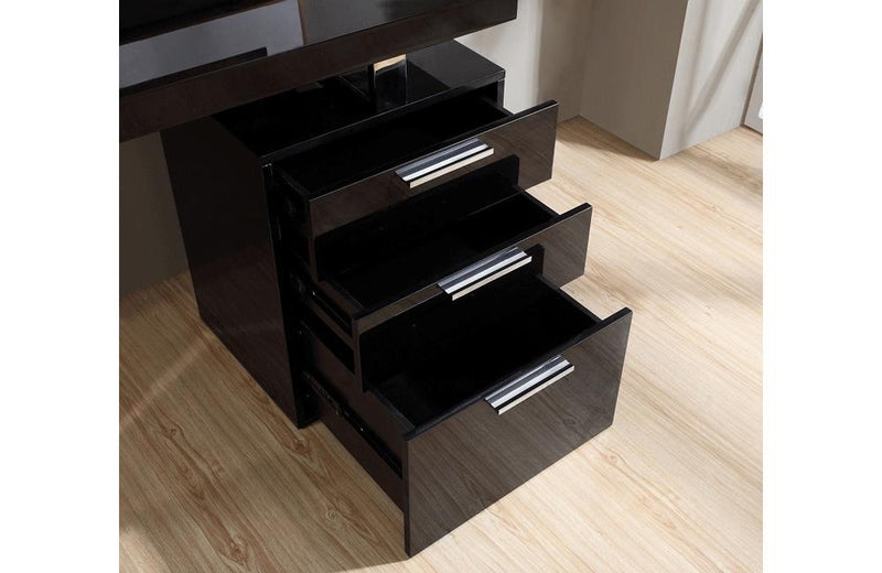 Chris Modern Office Desk Black