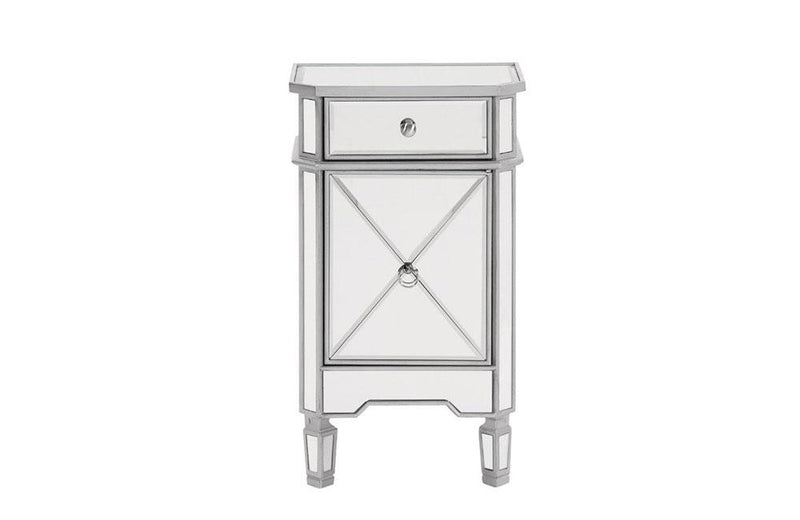 Modern 1 Drawer 1 Door Nightstand