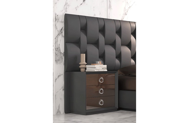 Emporio Black Night Stand