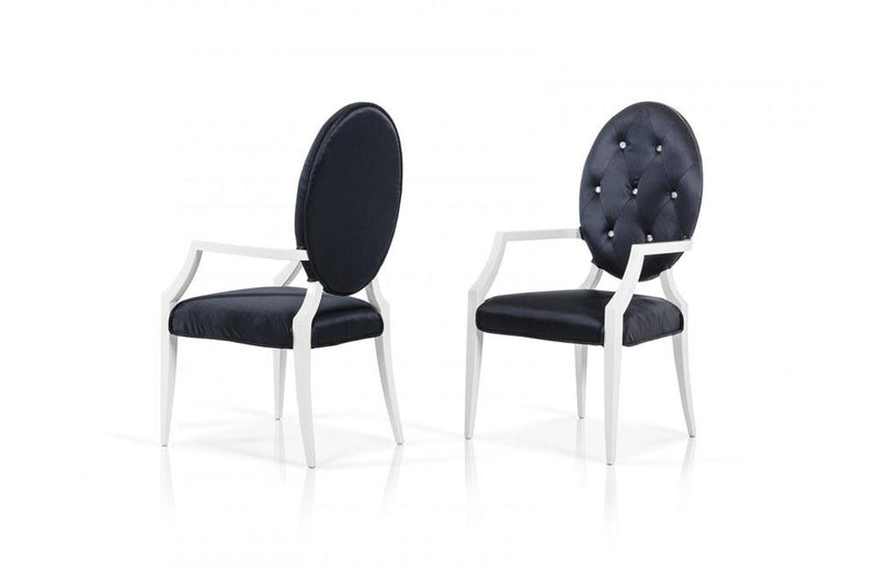 Bella Nodern Black Fabric Dining Chair