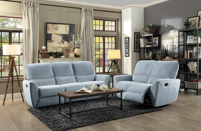 Teddy Gray  Reclining Sofa Set