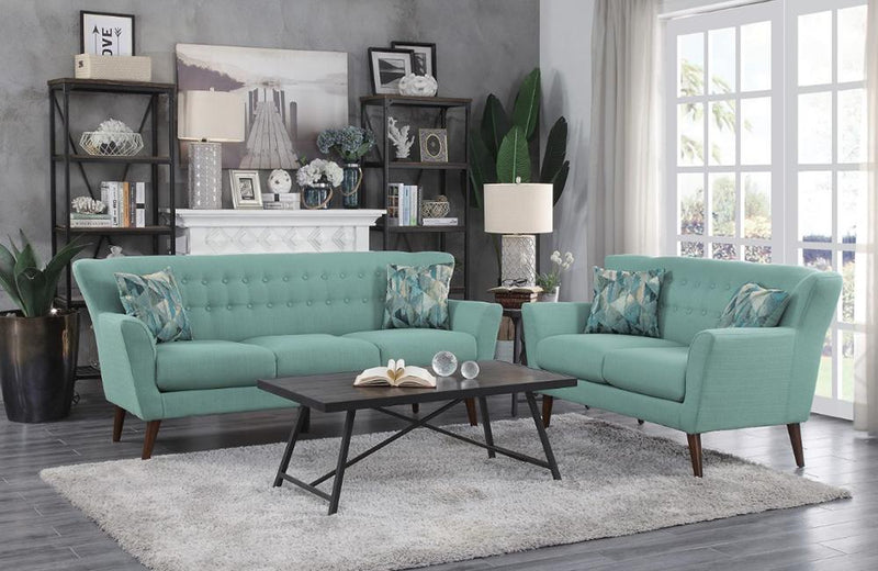 Rory Teal Sofa Set