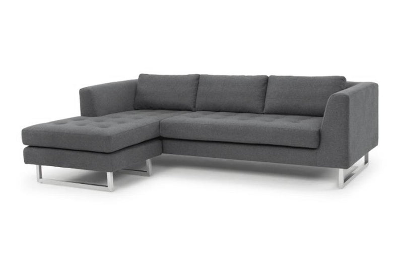 Calais Sectional Sofa Gray