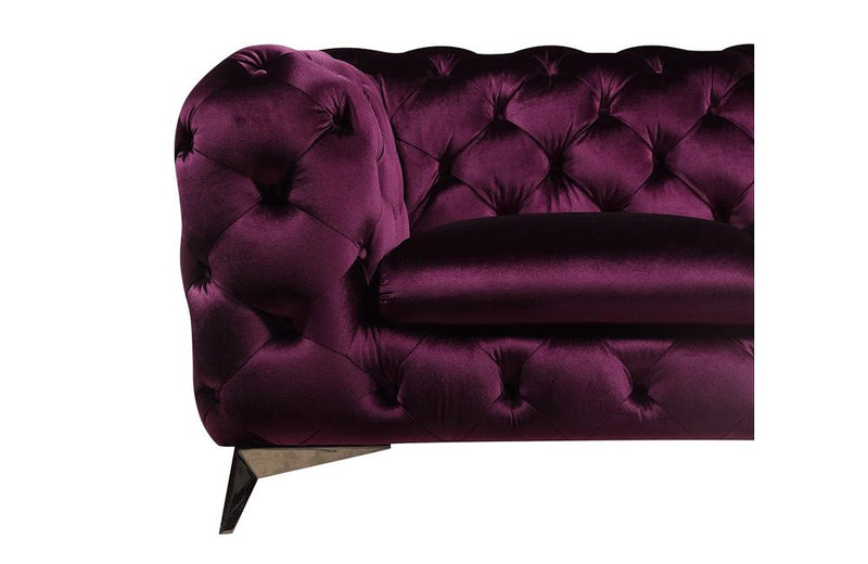 Knox  Loveseat Purple