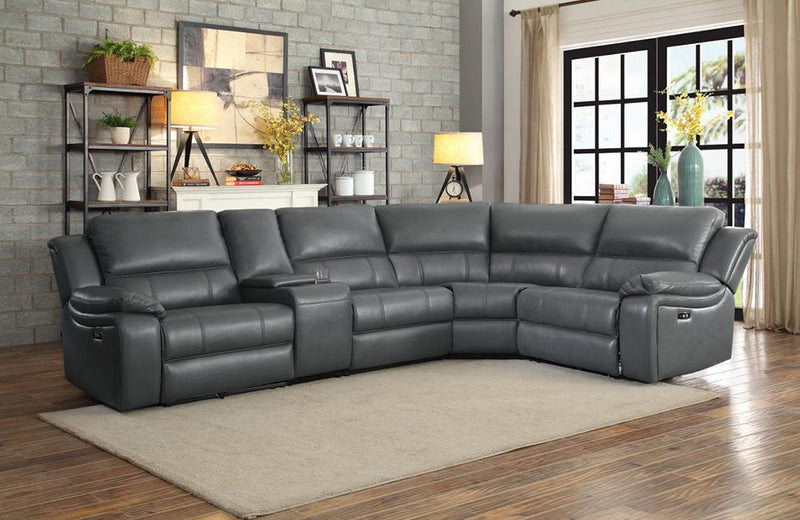 Leonardo Gray Sectional Sofa