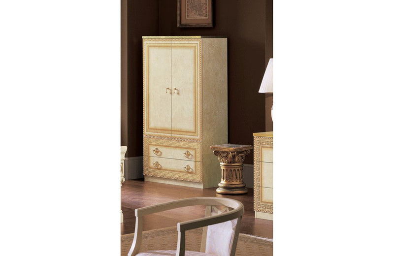 Aida Ivory 2-Door Wardrobe