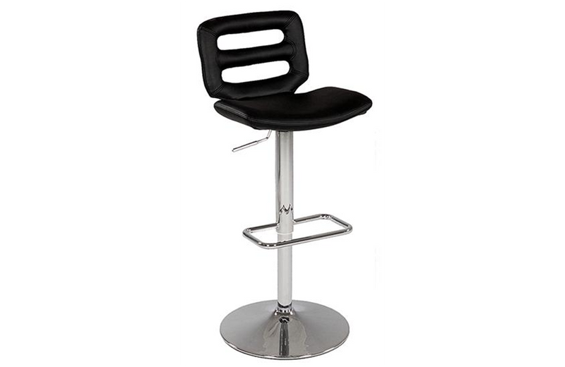 Grace Adjustable Gas Lift Swivel Height Stool Black