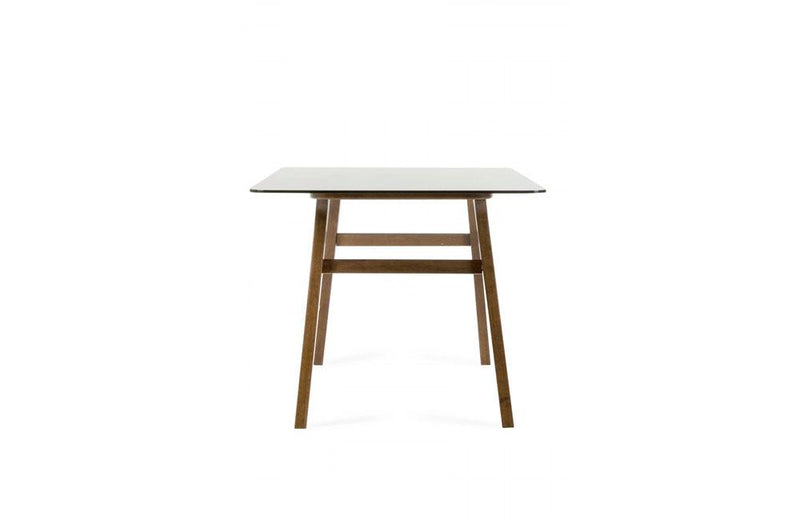 Zeppelin Modern Smoked Glass Dining Table