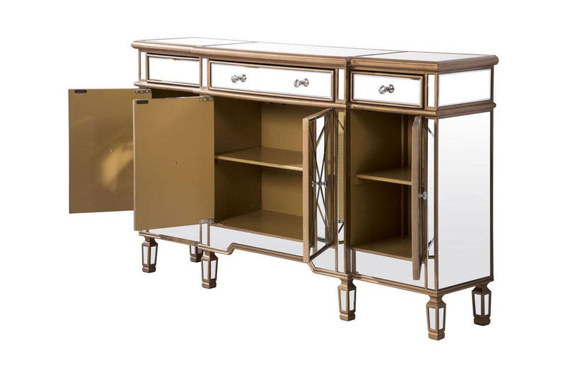 Modern 3 Drawer 4 Door Console